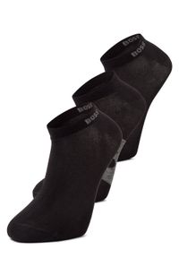 BOSS Męskie skarpety do trampek w 3-paku Mężczyźni czarny|wielokolorowy wzorzysty, 43-46. Kolor: wielokolorowy, czarny. Materiał: bawełna #1