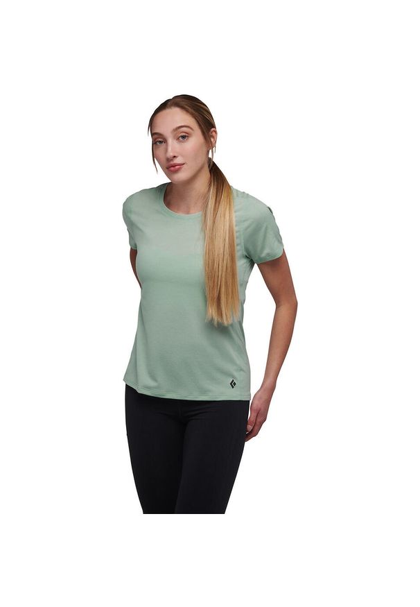 Koszulka damska Black Diamond Lightwire Tech. Kolor: zielony. Sport: turystyka piesza, wspinaczka
