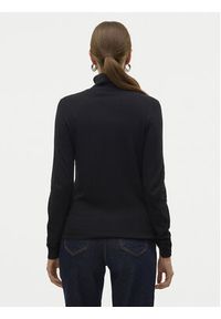 Vero Moda Golf Iris 10320450 Czarny Slim Fit. Typ kołnierza: golf. Kolor: czarny. Materiał: syntetyk #2