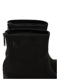 Calvin Klein Jeans Botki Heel Platform Zip Boot Ss YW0YW01601 Czarny. Kolor: czarny. Materiał: materiał. Obcas: na platformie