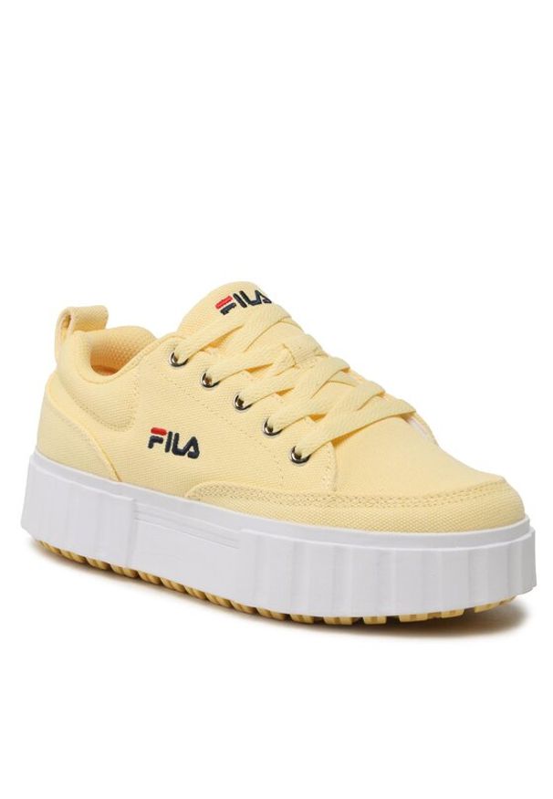 Sneakersy Fila. Kolor: żółty