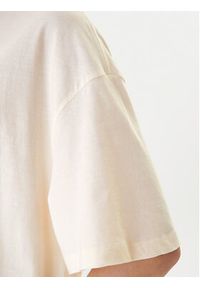 Roxy T-Shirt Hangloose Poster ERJZT06090 Beżowy jasny Loose Fit. Kolor: beżowy. Materiał: bawełna #4