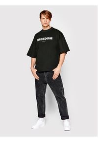 Americanos T-Shirt Unisex Brooklyn Heavy Czarny Oversize. Kolor: czarny. Materiał: bawełna #11