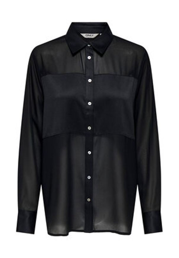 only - ONLY Koszula Star 15360299 Czarny Regular Fit. Kolor: czarny. Materiał: syntetyk