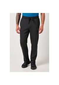 JAY-PI - Męska Spodnie treningowe fitness dzianina dresowa krój basic do rozm. 7XL. Kolekcja: plus size. Kolor: czarny. Materiał: poliester, bawełna, materiał. Sport: fitness #1