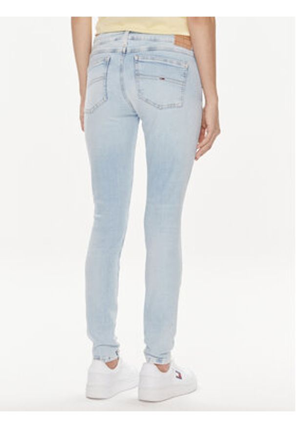 Tommy Jeans Jeansy Sophie DW0DW17575 Niebieski Skinny Fit. Kolor: niebieski
