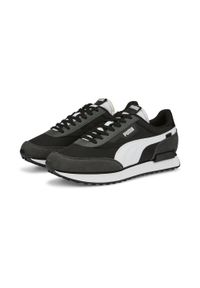 Buty do chodzenia męskie Puma Future Rider Play ON. Zapięcie: sznurówki. Kolor: wielokolorowy, szary, czarny, brązowy. Materiał: tkanina, materiał, skóra, syntetyk. Szerokość cholewki: normalna. Sport: turystyka piesza