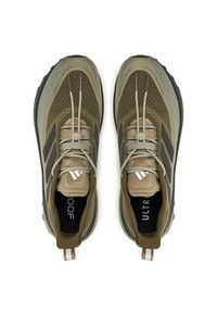 Adidas - adidas Buty do biegania Ultraboost 5 IG9354 Khaki. Kolor: brązowy. Materiał: materiał
