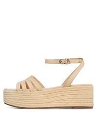 TOMMY HILFIGER - Tommy Hilfiger Espadryle Essenital Flatform Sandal FW0FW07161 Żółty. Kolor: żółty #6