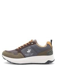 Beverly Hills Polo Club Sneakersy 2023P2018-1 Khaki. Kolor: brązowy #5