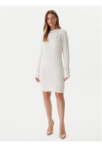 Guess Sukienka dzianinowa W5BK46 Z1192 Écru Regular Fit. Materiał: syntetyk #3