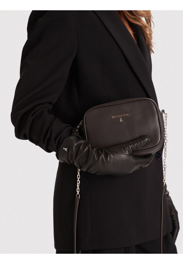 Patrizia Pepe Torebka Borsa CB0071/L001-B856 Brązowy. Kolor: brązowy. Materiał: skórzane