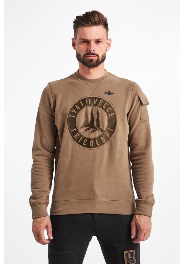 Aeronautica Militare - BLUZA AERONAUTICA MILITARE. Okazja: na co dzień. Wzór: haft. Styl: casual