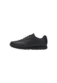 Buty do chodzenia męskie Reebok Royal Glide. Zapięcie: sznurówki. Kolor: wielokolorowy, czarny, szary. Materiał: tkanina, materiał, skóra, syntetyk. Szerokość cholewki: normalna. Model: Reebok Royal. Sport: turystyka piesza