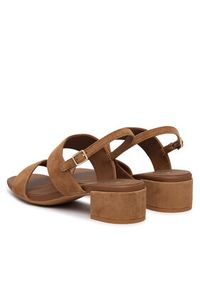 ecco - ECCO Sandały Liva 25030305034 Brązowy. Kolor: brązowy. Materiał: zamsz, skóra #3