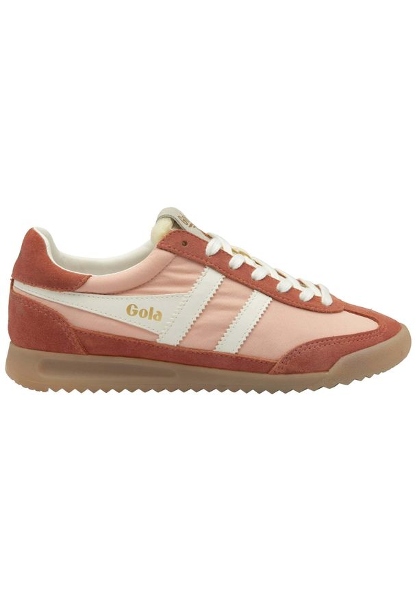 Damskie sneakersy na sznurówki z nylonu Gola Firefly. Zapięcie: sznurówki. Kolor: różowy. Materiał: nylon