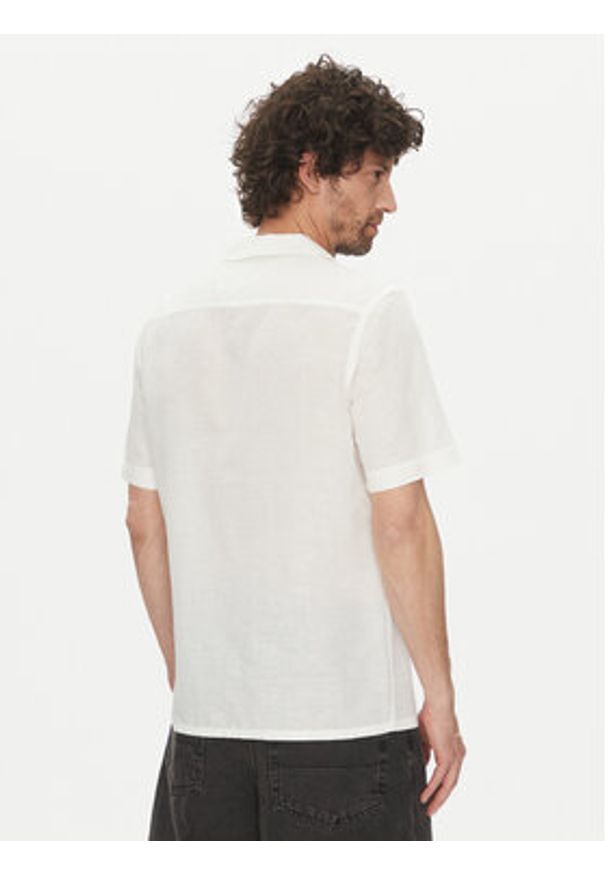 Calvin Klein Koszula K10K114197 Écru Regular Fit. Materiał: bawełna
