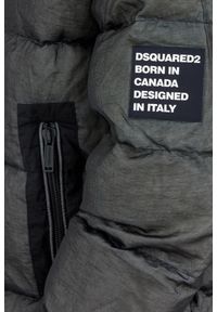 DSQUARED2 Puchowa kurtka męska balaclava puffer, Rozmiar 54. Kolor: czarny. Materiał: puch