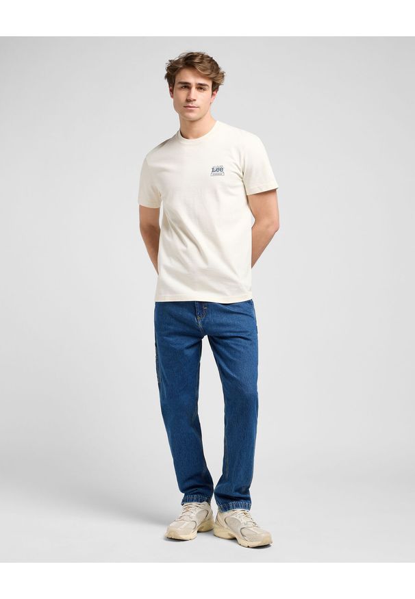Lee - MESKA KOSZULKA LEE WW GRAPHIC TEE ECRU 112370482