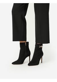 Nine West Botki CEO-LANA-01 Czarny. Kolor: czarny. Materiał: materiał #8