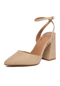 DeeZee Czółenka CEO-CD25-039-1 Beżowy. Kolor: beżowy. Materiał: materiał #4