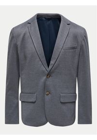 Only & Sons Marynarka Mark 22031060 Granatowy Slim Fit. Kolor: niebieski. Materiał: syntetyk