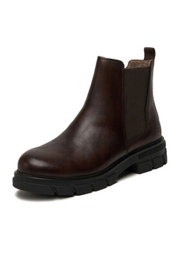 Rieker Sztyblety Z9150-25 Brązowy. Kolor: brązowy. Materiał: skóra