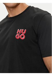 Hugo T-Shirt Dimoniti 50522434 Czarny Regular Fit. Kolor: czarny. Materiał: bawełna