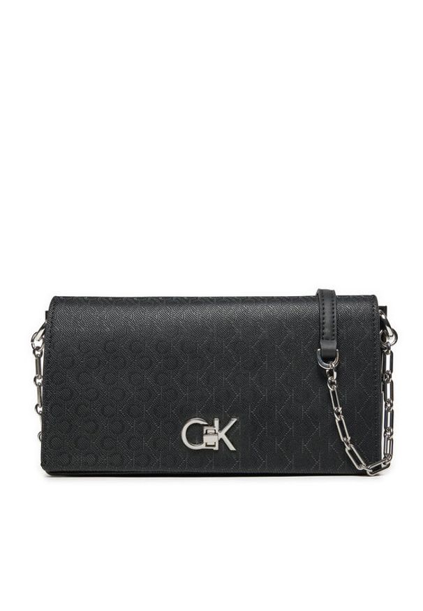 Calvin Klein Torebka Ck Convertible Mini Bag_Mono K60K613141 Czarny. Kolor: czarny. Materiał: skórzane