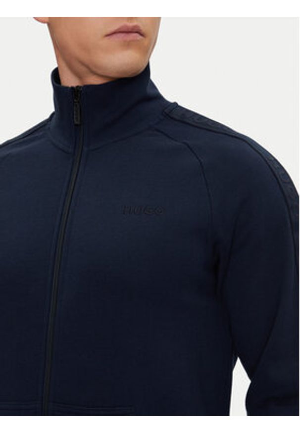 Hugo - HUGO Bluza Liam 50540933 Granatowy Regular Fit. Kolor: niebieski. Materiał: bawełna
