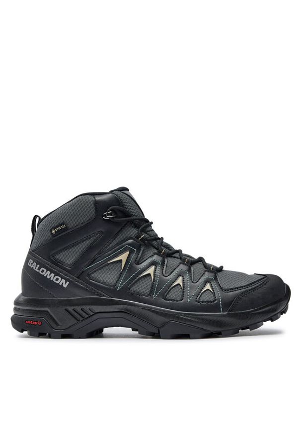 salomon - Salomon Trekkingi X Braze Mid Gore-Tex L47430500 Czarny. Kolor: czarny. Materiał: materiał. Technologia: Gore-Tex. Sport: turystyka piesza