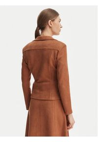 Rinascimento Kurtka z imitacji skóry CFC0127914003 Brązowy Slim Fit. Kolor: brązowy. Materiał: skóra #5