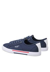 Pepe Jeans Tenisówki Brady Men Basic PMS30816 Granatowy. Kolor: niebieski. Materiał: materiał #6