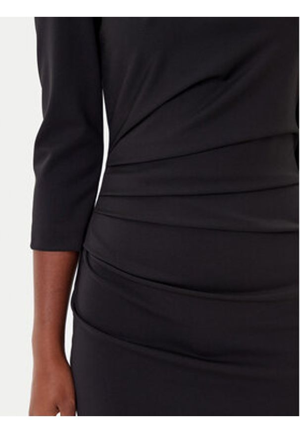 Rinascimento Sukienka koktajlowa CFC0126154003 Czarny Slim Fit. Kolor: czarny. Materiał: syntetyk. Styl: wizytowy