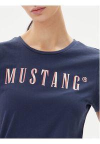 Mustang T-Shirt Loa 1016146 Niebieski Slim Fit. Kolor: niebieski. Materiał: bawełna #4