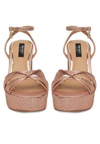 Nine West Sandały S3SH005-01A Różowy. Kolor: różowy. Materiał: materiał #6