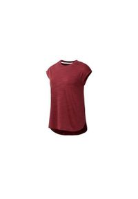 Koszulka sportowa damska Reebok EL Marble Tee. Kolor: czerwony. Długość rękawa: krótki rękaw. Długość: krótkie