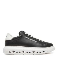 Karl Lagerfeld - KARL LAGERFELD Czarne męskie sneakersy KAPRI KITE, Rozmiar 43. Kolor: czarny #7