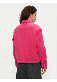 United Colors of Benetton - United Colors Of Benetton Kurtka przejściowa 2HKTDN06O Różowy Regular Fit. Kolor: różowy. Materiał: bawełna