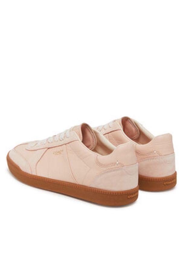 Coach Sneakersy Ellis CAQ33 Beżowy. Kolor: beżowy. Materiał: skóra