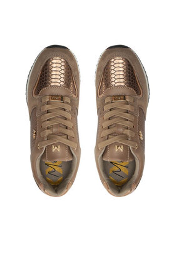 MEXX Sneakersy MI001008343W Beżowy. Kolor: beżowy. Materiał: zamsz, skóra