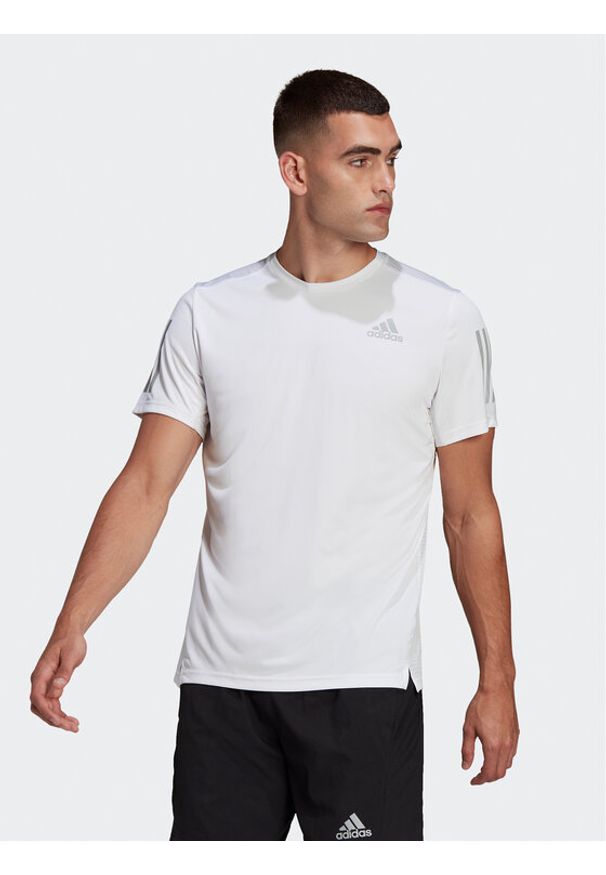 Adidas - adidas T-Shirt Own the Run T-Shirt HB7444 Biały Regular Fit. Kolor: biały. Materiał: syntetyk. Sport: bieganie
