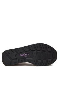 Pepe Jeans Sneakersy Brit Print W PLS40010 Szary. Kolor: szary. Materiał: skóra. Wzór: nadruk #4