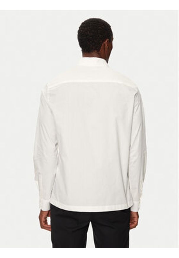 Armani Exchange Koszula 6DZC21 ZN2VZ 1116 Écru Slim Fit. Materiał: bawełna