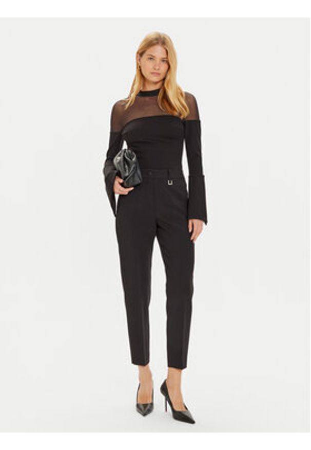 JOOP! Chinosy 58 JW244P138-V 30044066 Czarny Slim Fit. Kolor: czarny. Materiał: syntetyk