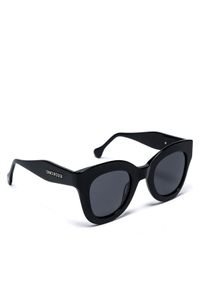 Gino Rossi Okulary przeciwsłoneczne GR6657S Czarny. Kolor: czarny