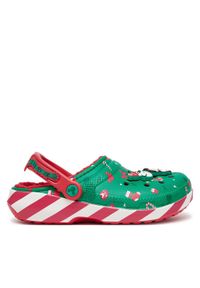 Crocs Klapki Classic Mickey Xmas Lined Clog 210813 Zielony. Kolor: zielony