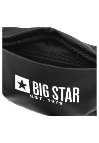 Big Star Accessories - Czarna Saszetka Big Star Uniwersalna Nerka Materiałowa. Kolor: czarny. Materiał: materiał. Wzór: nadruk #5