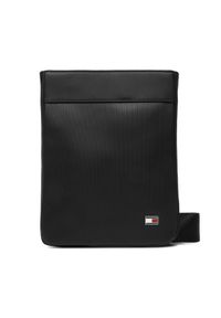 TOMMY HILFIGER - Tommy Hilfiger Saszetka Th Flag Mini Crossover AM0AM14014 Czarny. Kolor: czarny. Materiał: skóra #1