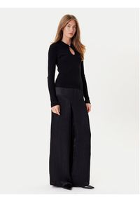 Marella Sweter Plume 2525366111 Czarny Regular Fit. Kolor: czarny. Materiał: wiskoza #3